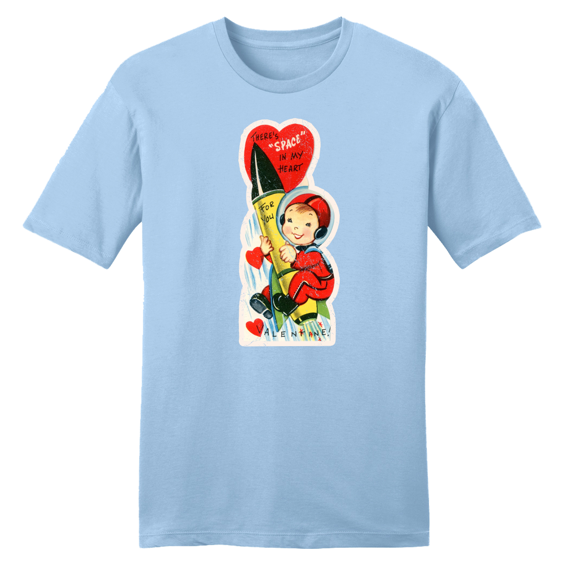 Space in My Heart - Vintage Valentine's Day Tee