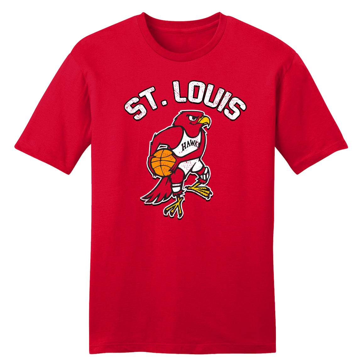 St. Louis Hawks Basketball T-shirt