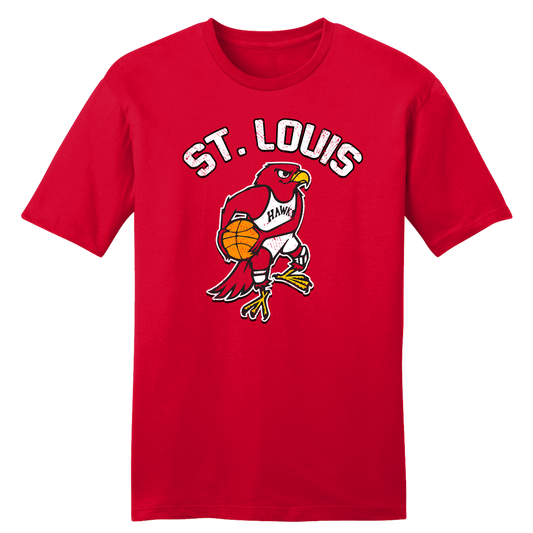 St. Louis Hawks Basketball T-shirt