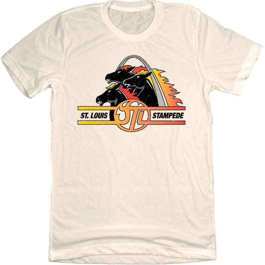 St. Louis Stampede T-shirt natural white Old School Shirts