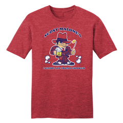 Sudsy Malone's Red T-shirt Old School Shirts