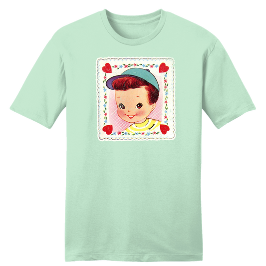 Smiling Boy - Vintage Valentine's Day Tee