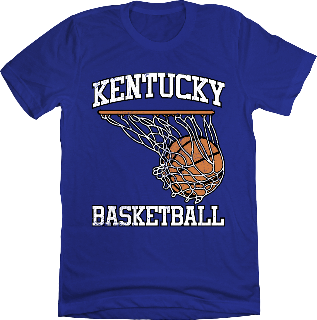 Kentucky Basketball Swoosh T-shirt Blue