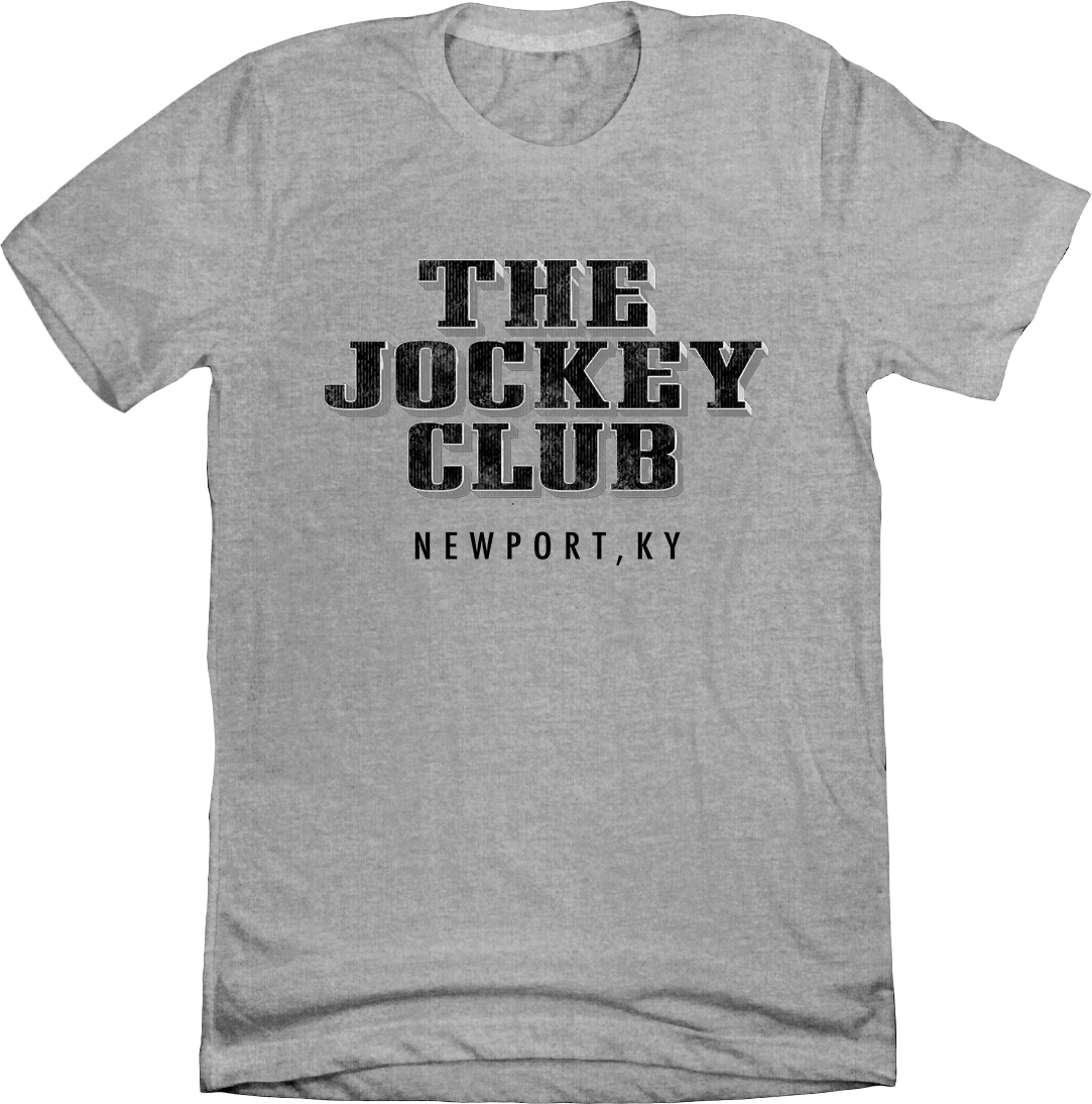 The Jockey Club Newport, KY grey Old School Shirts