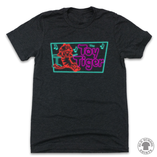 Neon Toy Tiger - Old School Shirts- Retro Sports T Shirts