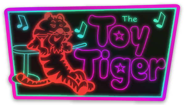 Toy Tiger Holographic Sticker