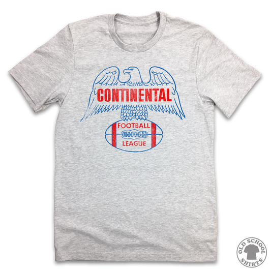 Continental Football League - Old School Shirts- Retro Sports T Shirts