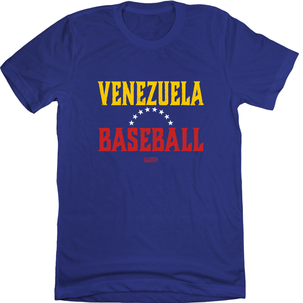 Venezuela Baseball 2023 blue T-shirt Old School Shirts
