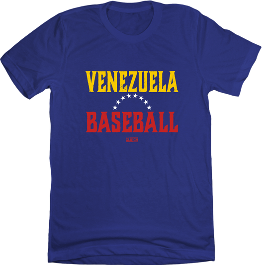 Venezuela Baseball 2023 blue T-shirt Old School Shirts