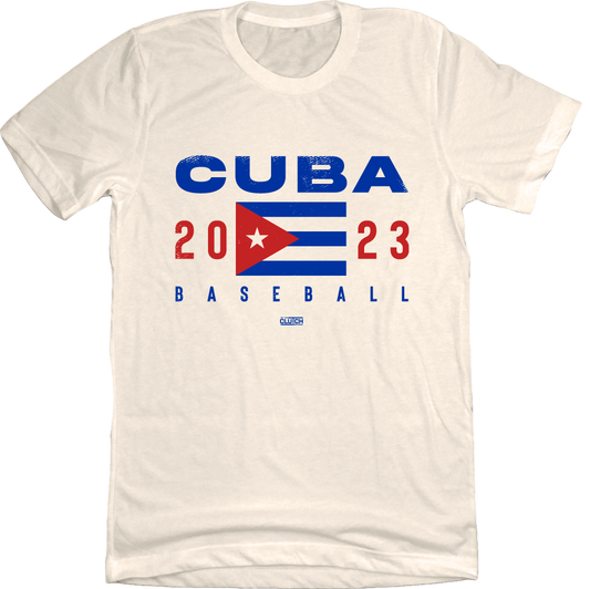 Cuba Baseball 2023 White T-shirt Old School Shirts