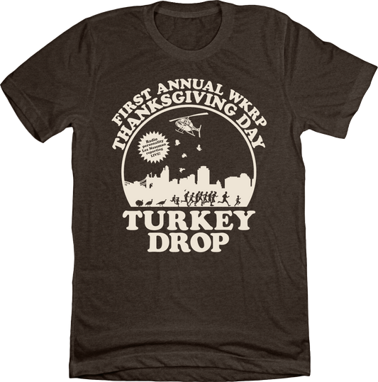The Official WKRP "Turkey Drop" Tee