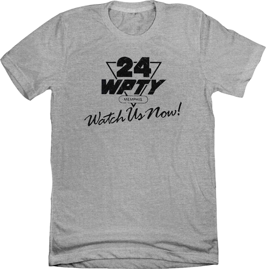 WPTY-TV Memphis T-Shirt grey
