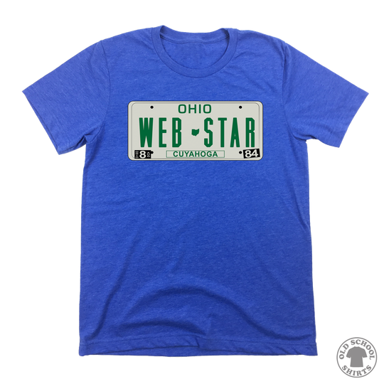 Web Star License Plate
