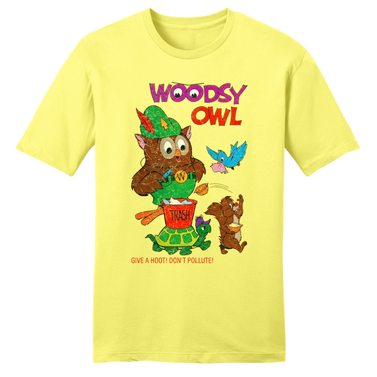 Woodsy Owl Woodland Creatures 1970s tee