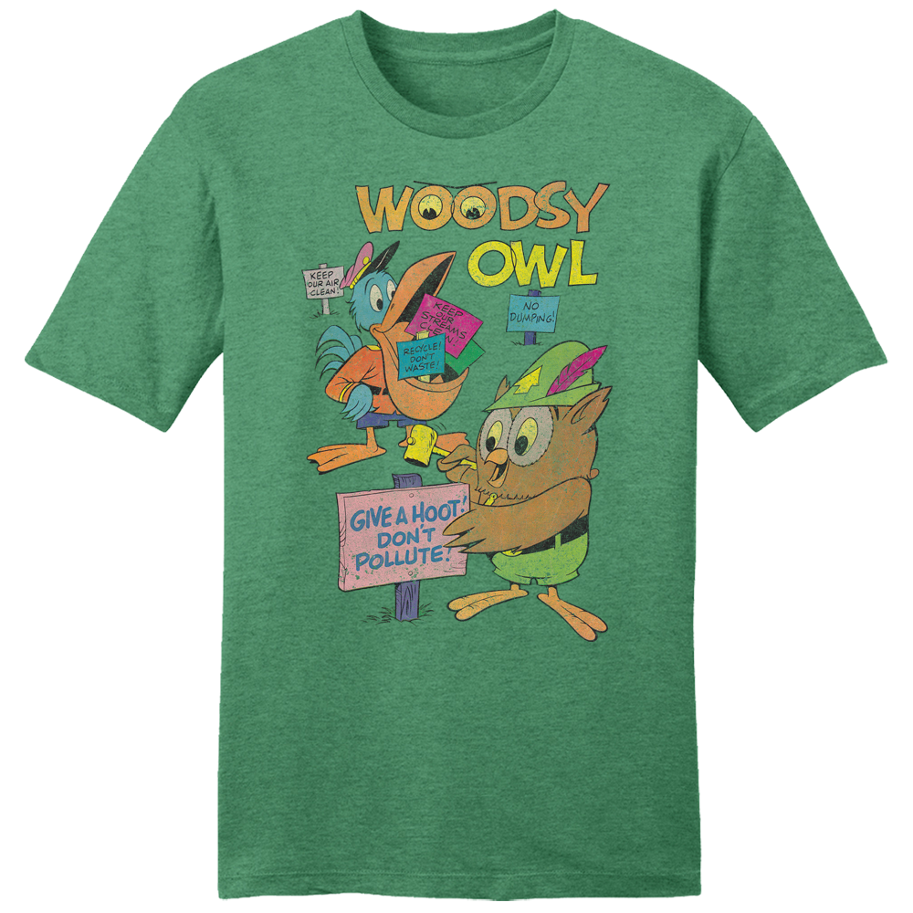 Woodsy Owl with Pelican tee