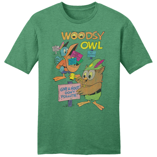 Woodsy Owl with Pelican tee