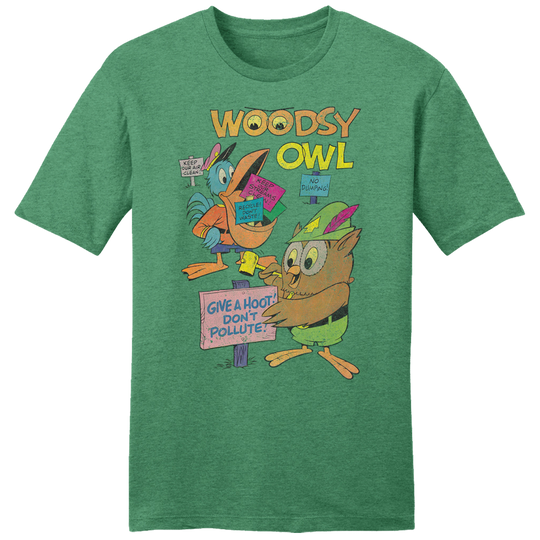 Woodsy Owl with Pelican