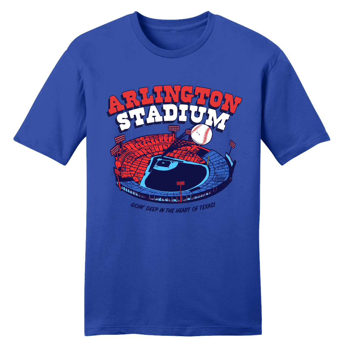Arlington Stadium Tee | Vintage Stadium Apparel | Old School Shirts ...