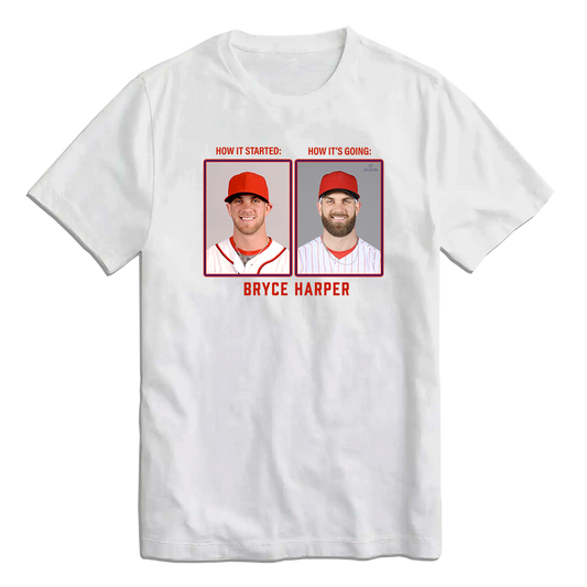 Bryce Harper Then & Now MLBPA Tee
