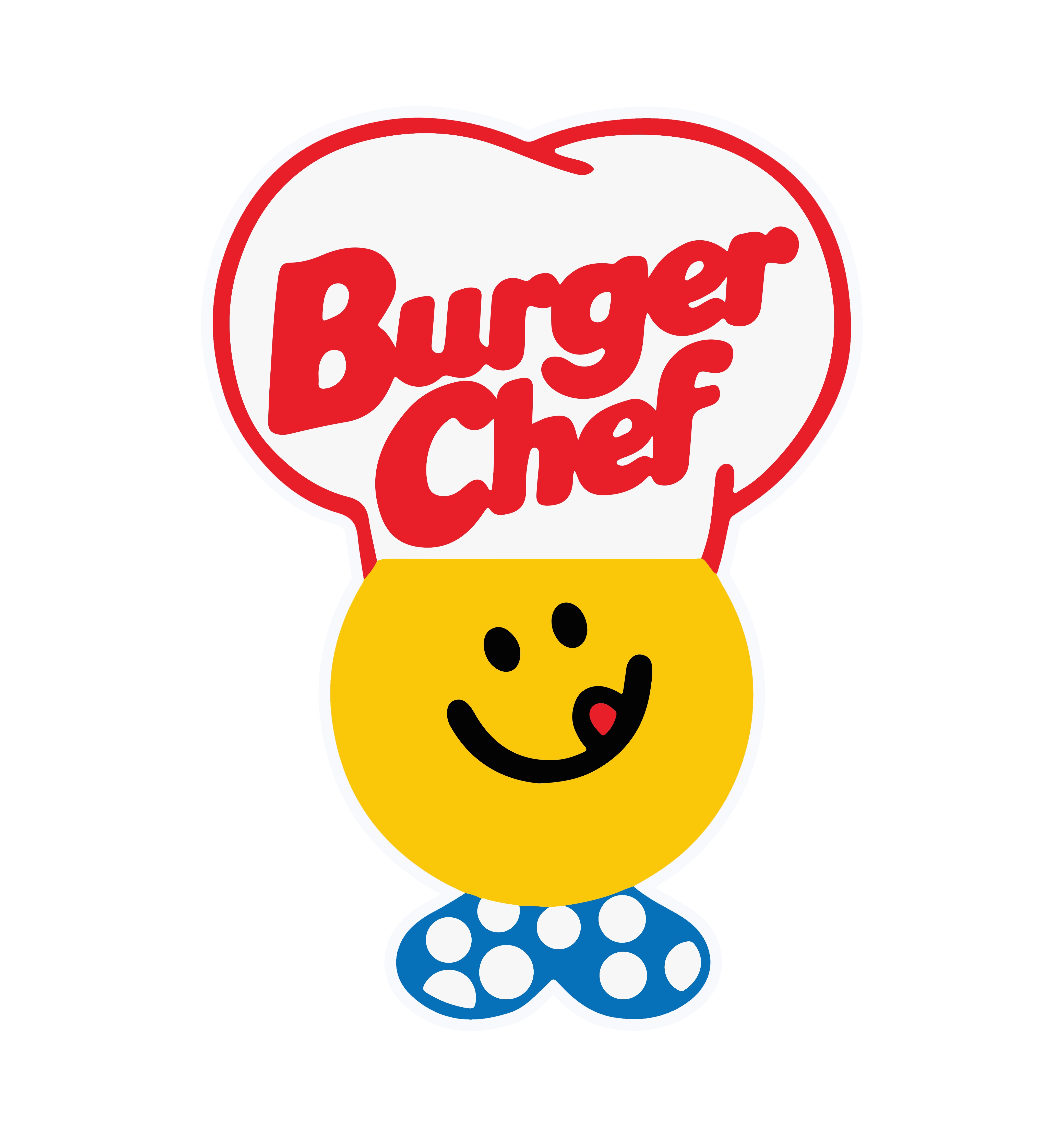 Burger Chef Sticker Vintage