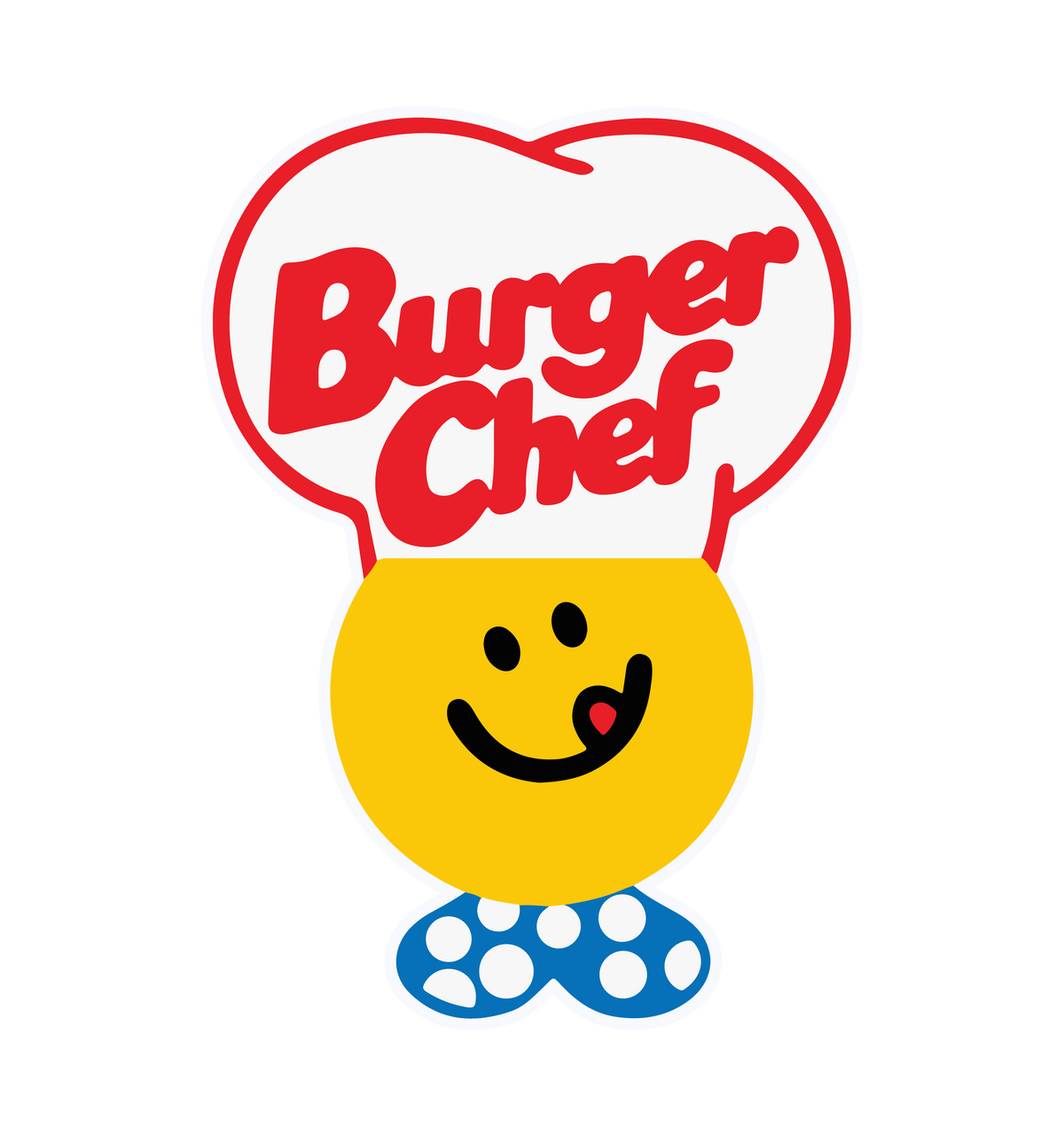 Burger Chef Sticker Vintage