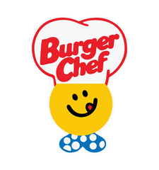 Burger Chef Sticker Vintage