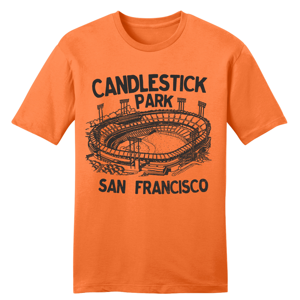 Candlestick Park Classic Vintage Ball Parks Old School Shirts