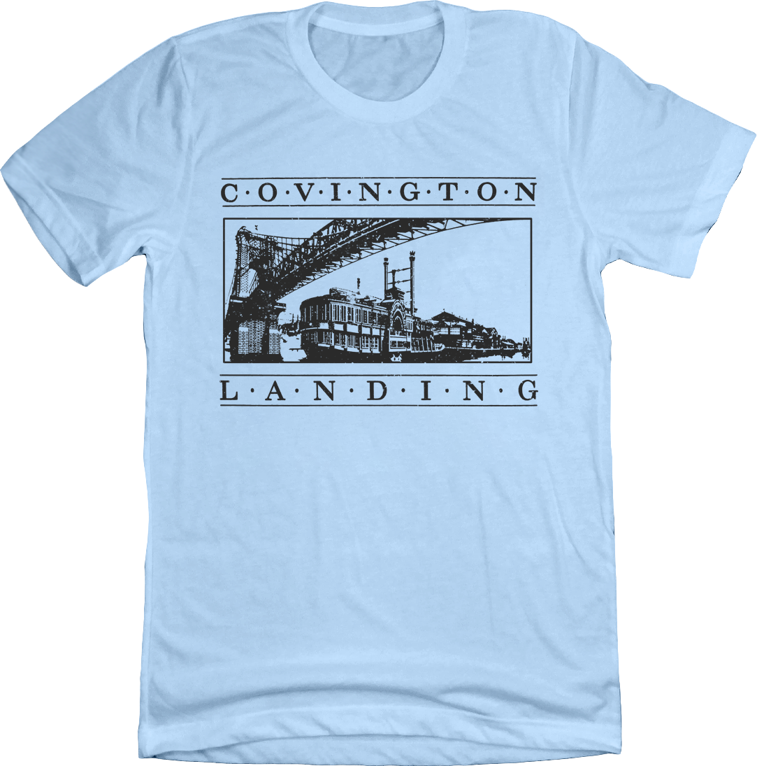 Covington Landing T-shirt blue Old School Shirts