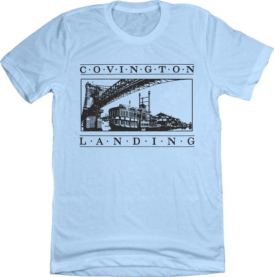 Covington Landing T-shirt blue Old School Shirts