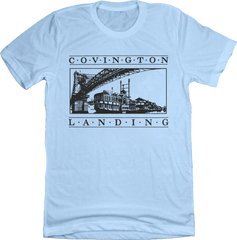 Covington Landing T-shirt blue Old School Shirts
