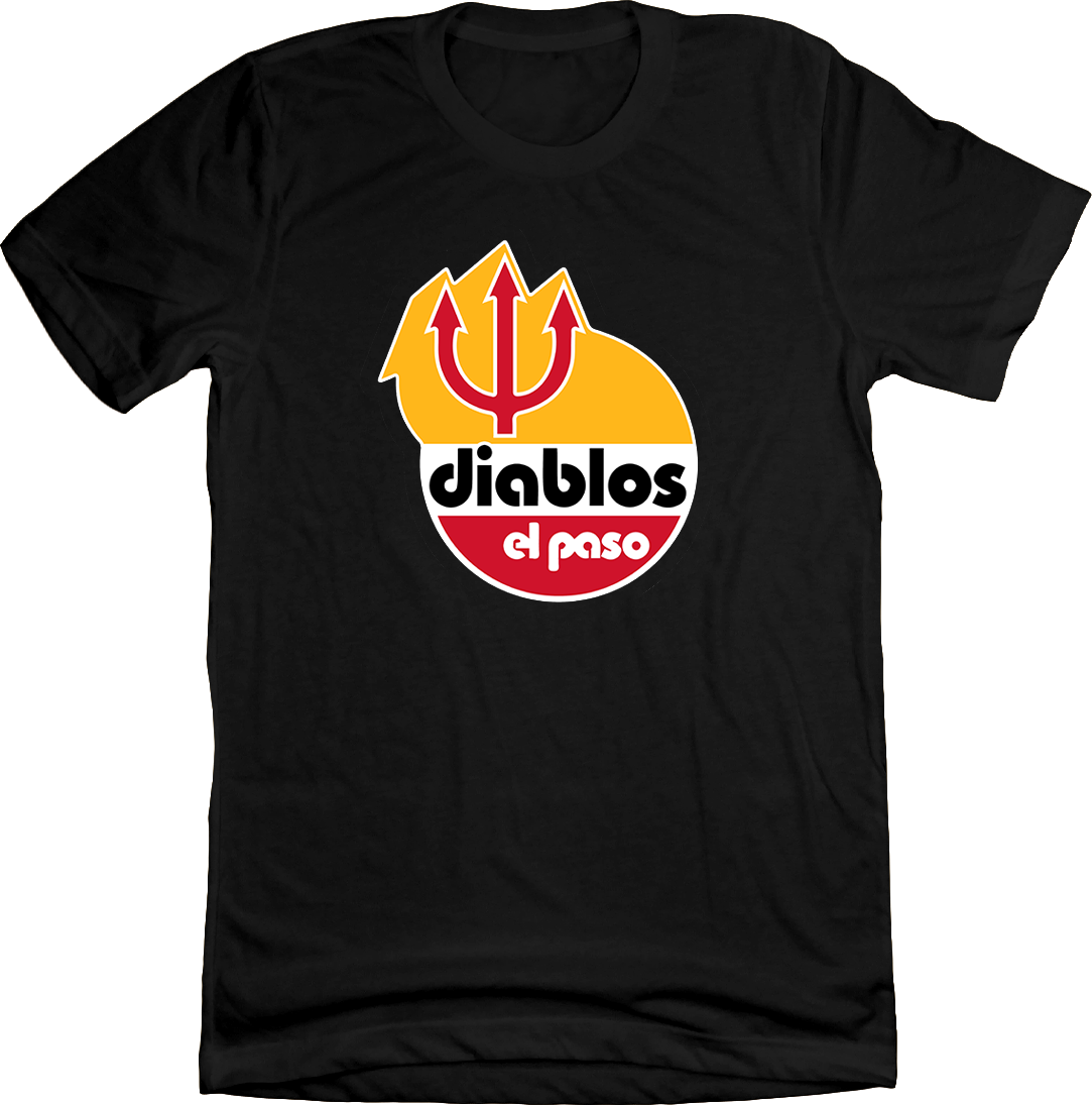 El Paso Diablos Old School Shirts black T-shirt