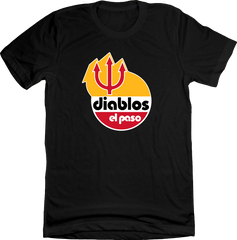 El Paso Diablos Old School Shirts black T-shirt
