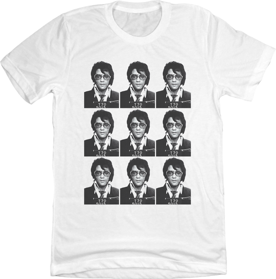 Elvis Mug Shot Repeat