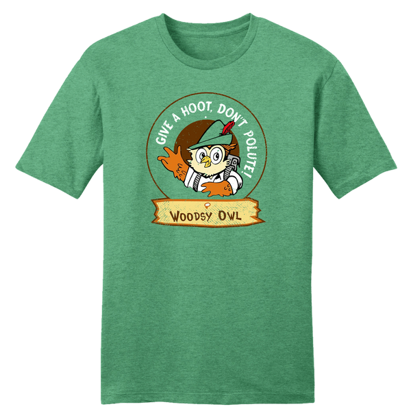 Woodsy Owl Give a Hoot Don't Pollute | Vintage PSA Tees | Old
