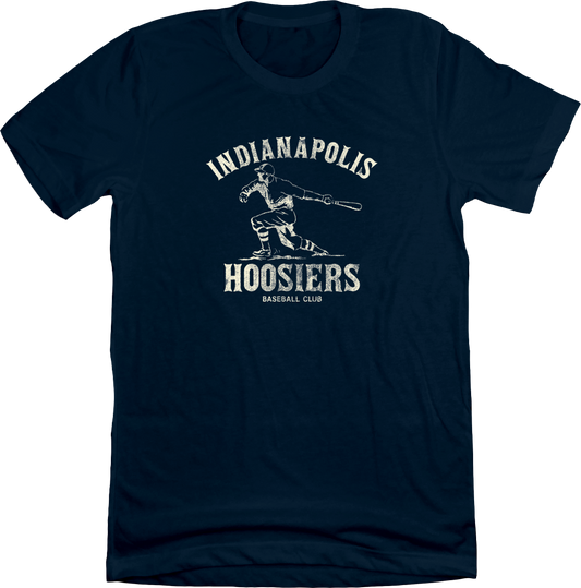 Indianapolis Hoosiers T-shirt navy blue Old School Shirts