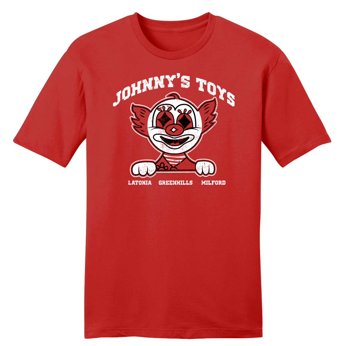 Johnny's Toys Clown Logo