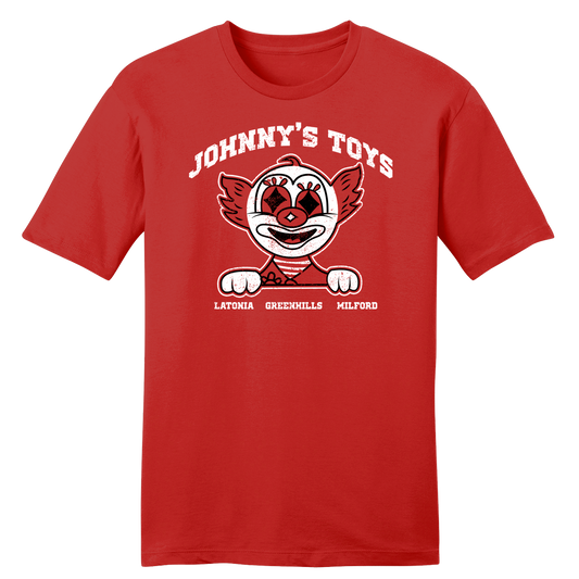 Johnny's Toys Clown Logo