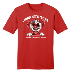 Johnny's Toys Clown Logo