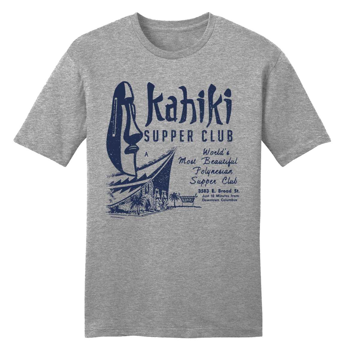 Kahiki Supper Club T-shirt grey