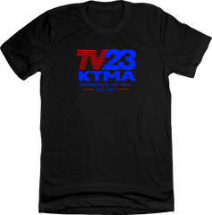 TV23 KTMA Black T-shirt Old School Shirts