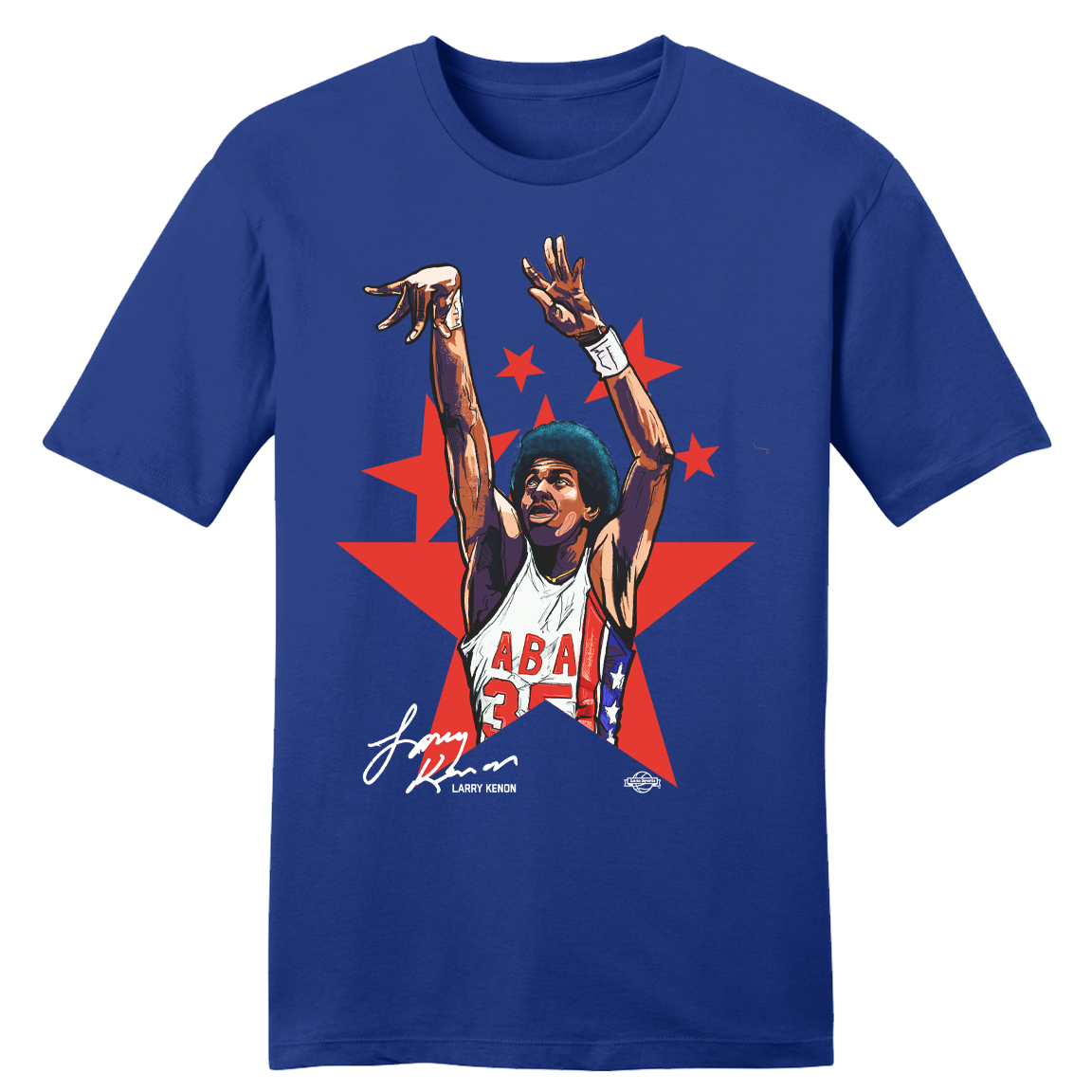 Official Larry Kenon ABA Player Tee