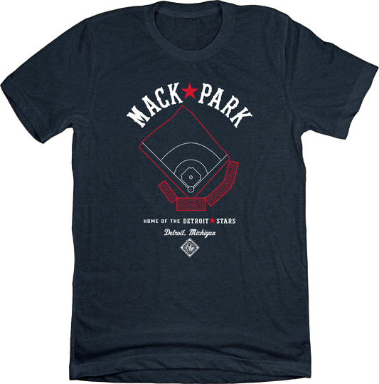 Mack Park Home of the Detroit Stars Old School Shirts