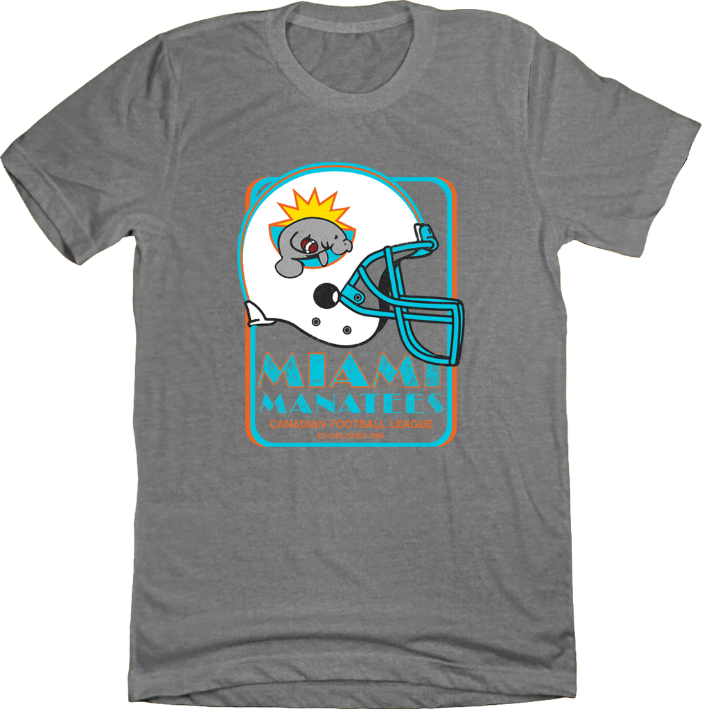 Miami Manatees Football CFL Vintage Football Apparel Old School