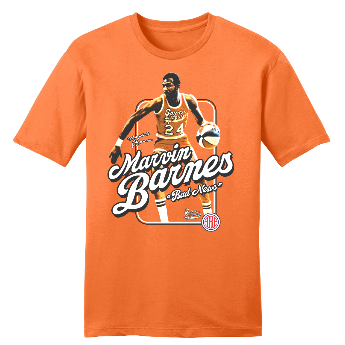 Official Marvin "Bad News" Barnes ABA Player Tee