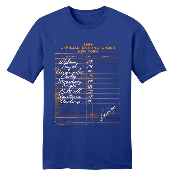 1927 New York Murderers Row Batting Lineup Tee