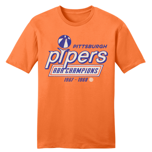 Pittsburgh Pipers 1968 ABA Champions T-shirt