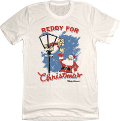 Reddy For Christmas - Reddy Kilowatt Natural White T-shirt Old School Shirts