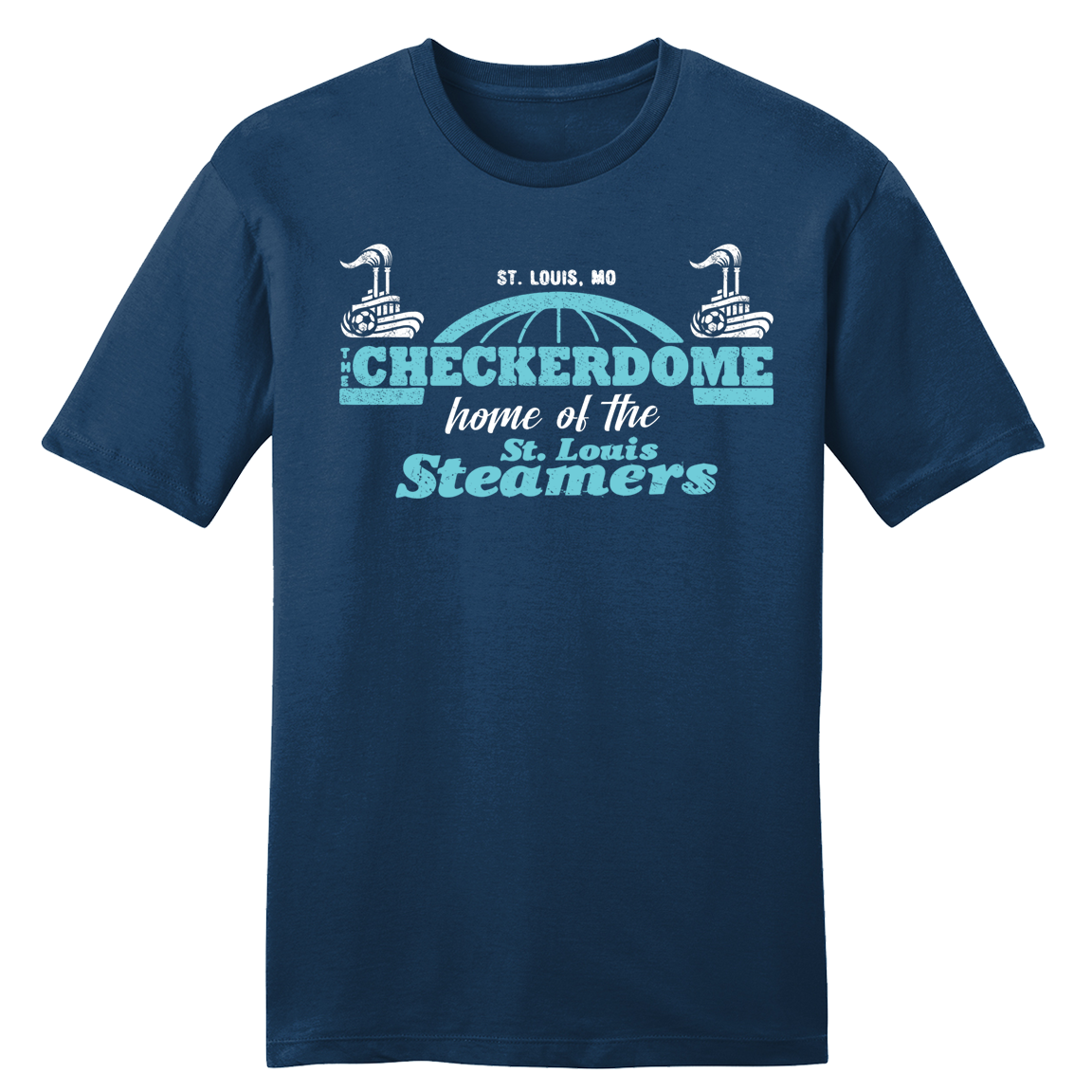 The Checkerdome Home of St. Louis Steamers tee