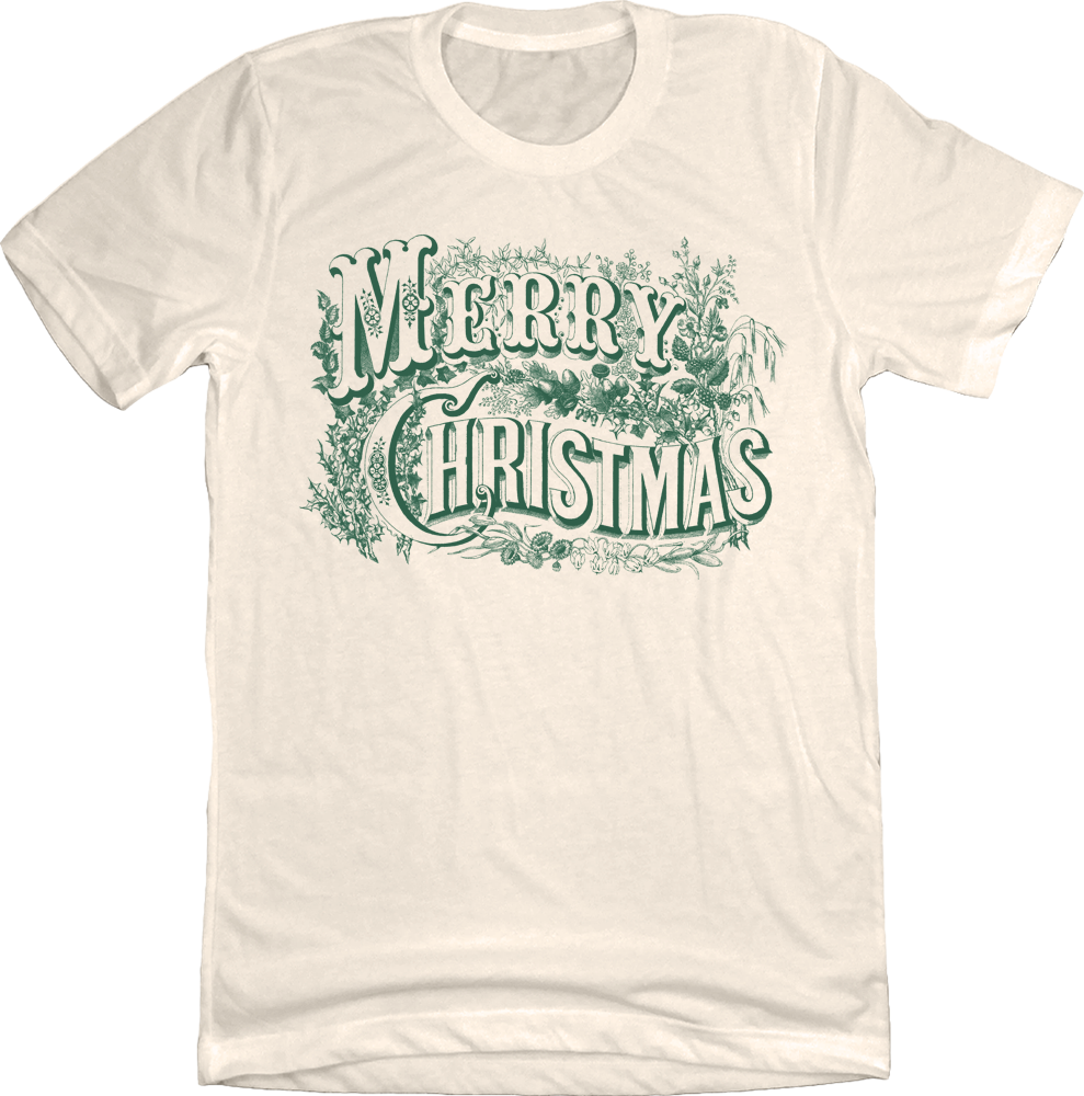 Merry Christmas Classic Fancy natural white T-shirt