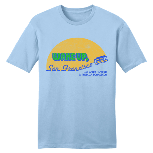 Wake Up San Francisco T-shirt light blue